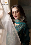 Asim Jofa, unstitched 3 piece embroidered winter suit - zab1140