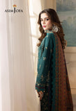 Asim Jofa, unstitched 3 piece embroidered winter suit - zab1140