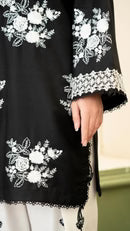 ZARA SHAHJAHAN-3PC LAWN EMBROIDERED SHIRT WITH CHIFFON PRINTED DUPATTA - zab1404