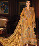 Maria B. 3PC DHANAK HEAVY EMBROIDERED SUIT- zab1116