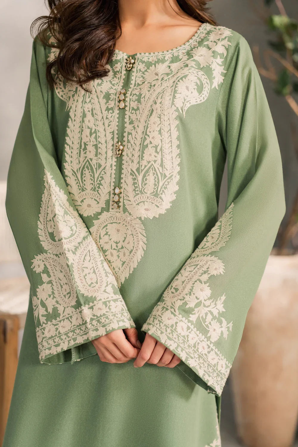 Mirana - Summer 3PC Lawn Embroidered Suit - zab1296