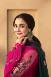 Rehan Rehar 3 Piece Embroidered Dhanak Suit - zab1151