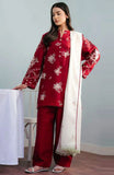 Baroque - 3PC Lawn Embroidered Suit - zab1049