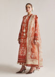 Hussain Rehar Winter Embroidered 3pc Dhanak Suite - zab1164