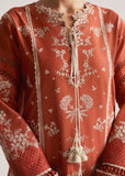 Hussain Rehar Winter Embroidered 3pc Dhanak Suite - zab1164