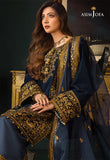 Asim Jofa - Embroidered Velvet 3piece suit - zab973