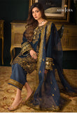 Asim Jofa - Embroidered Velvet 3piece suit - zab973