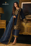 Asim Jofa - Embroidered Velvet 3piece suit - zab973