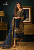 Asim Jofa - Embroidered Velvet 3piece suit - zab973