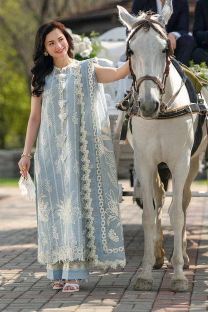 Rang Rasiya - Summer 3PC Lawn ChickenKari Embroidered Suit- zab1403