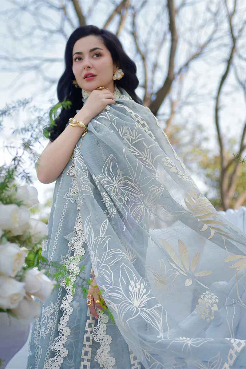 Rang Rasiya - Summer 3PC Lawn ChickenKari Embroidered Suit- zab1403