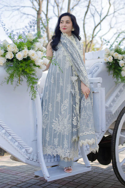 Rang Rasiya - Summer 3PC Lawn ChickenKari Embroidered Suit- zab1403