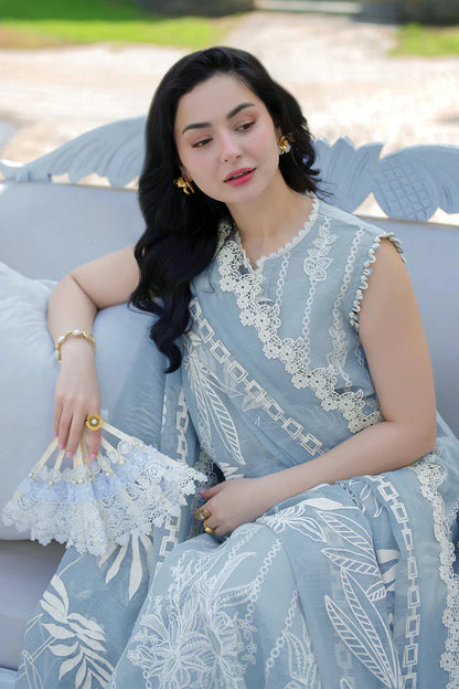 Rang Rasiya - Summer 3PC Lawn ChickenKari Embroidered Suit- zab1403