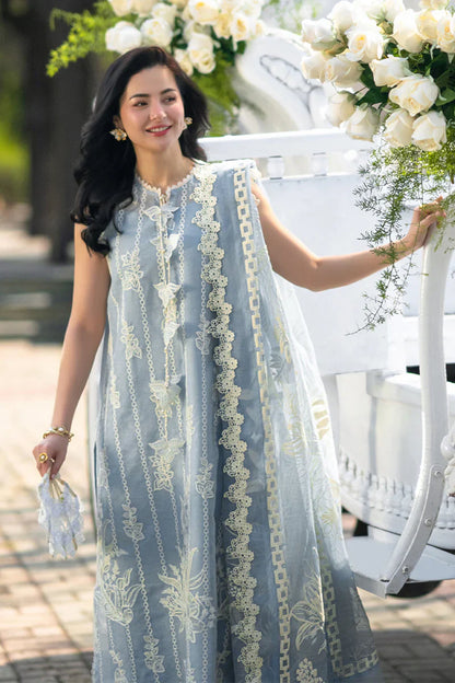 Rang Rasiya - Summer 3PC Lawn ChickenKari Embroidered Suit- zab1403