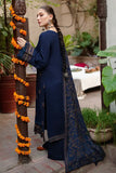 ZAB632 Bareeze Black Embroidered Dhanak Three Piece Winter Collection