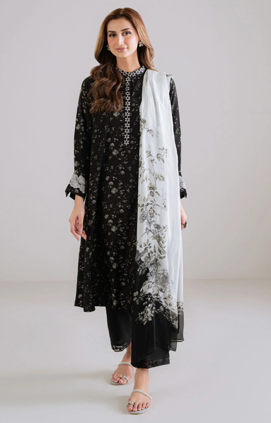 GulAhmed - Summer 3PC Lawn Digital Printed Dress - zab1411