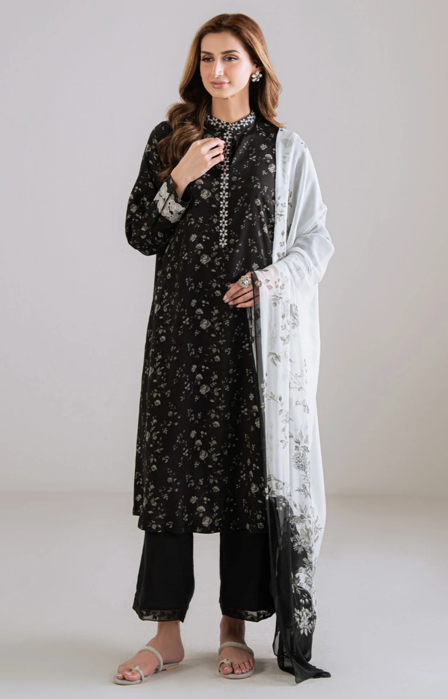 GulAhmed - Summer 3PC Lawn Digital Printed Dress - zab1411