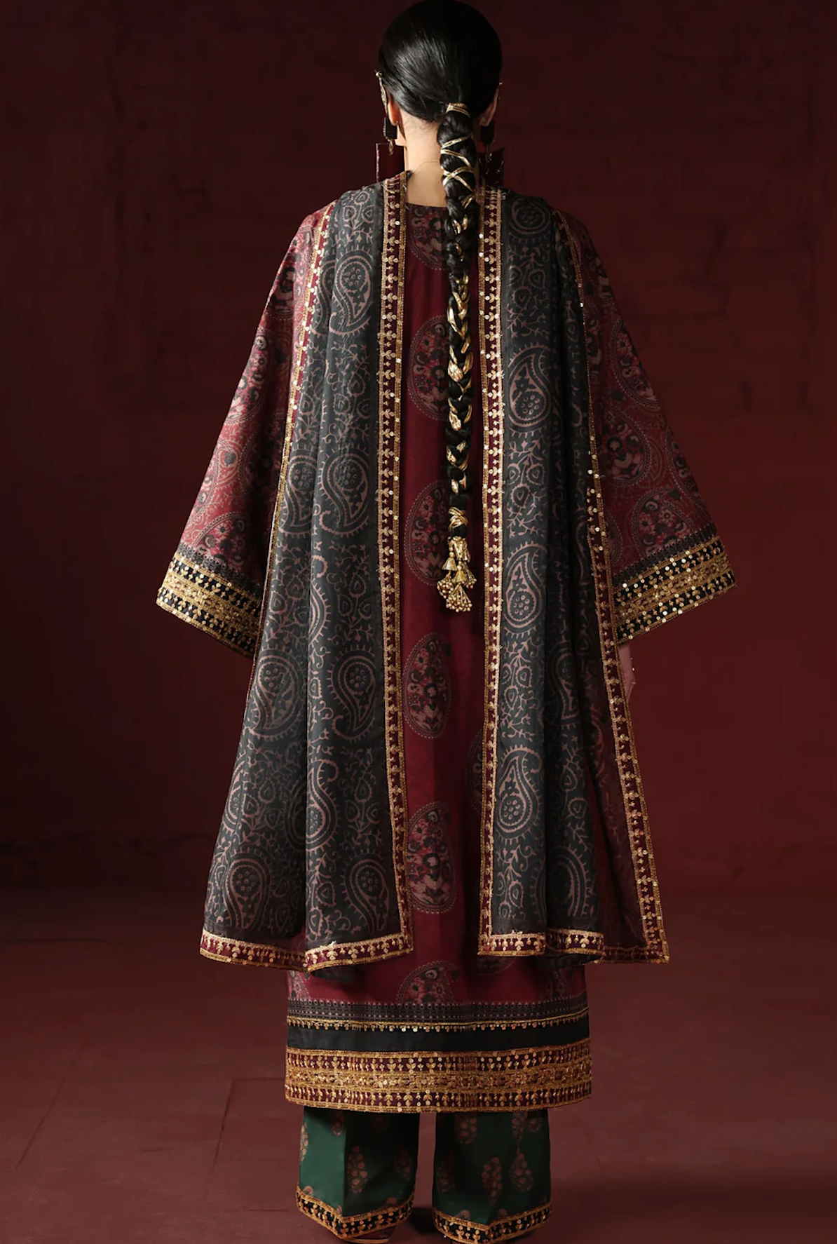 AsimJofa - Unstitched Luxury Lawn Heavy Embroidered 3PC Suit - zab1433