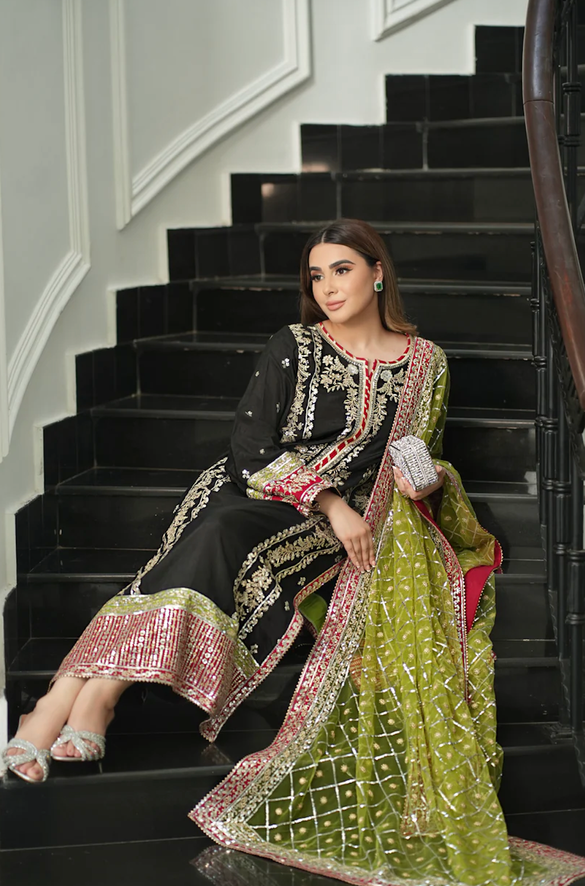 Aneela - Summer 3PC Lawn Embroidered Suit - zab1418