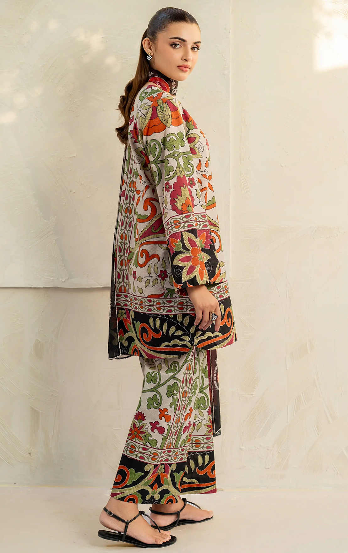 Sapphire - Summer 2PC Lawn Digital Printed Dress - zab1420