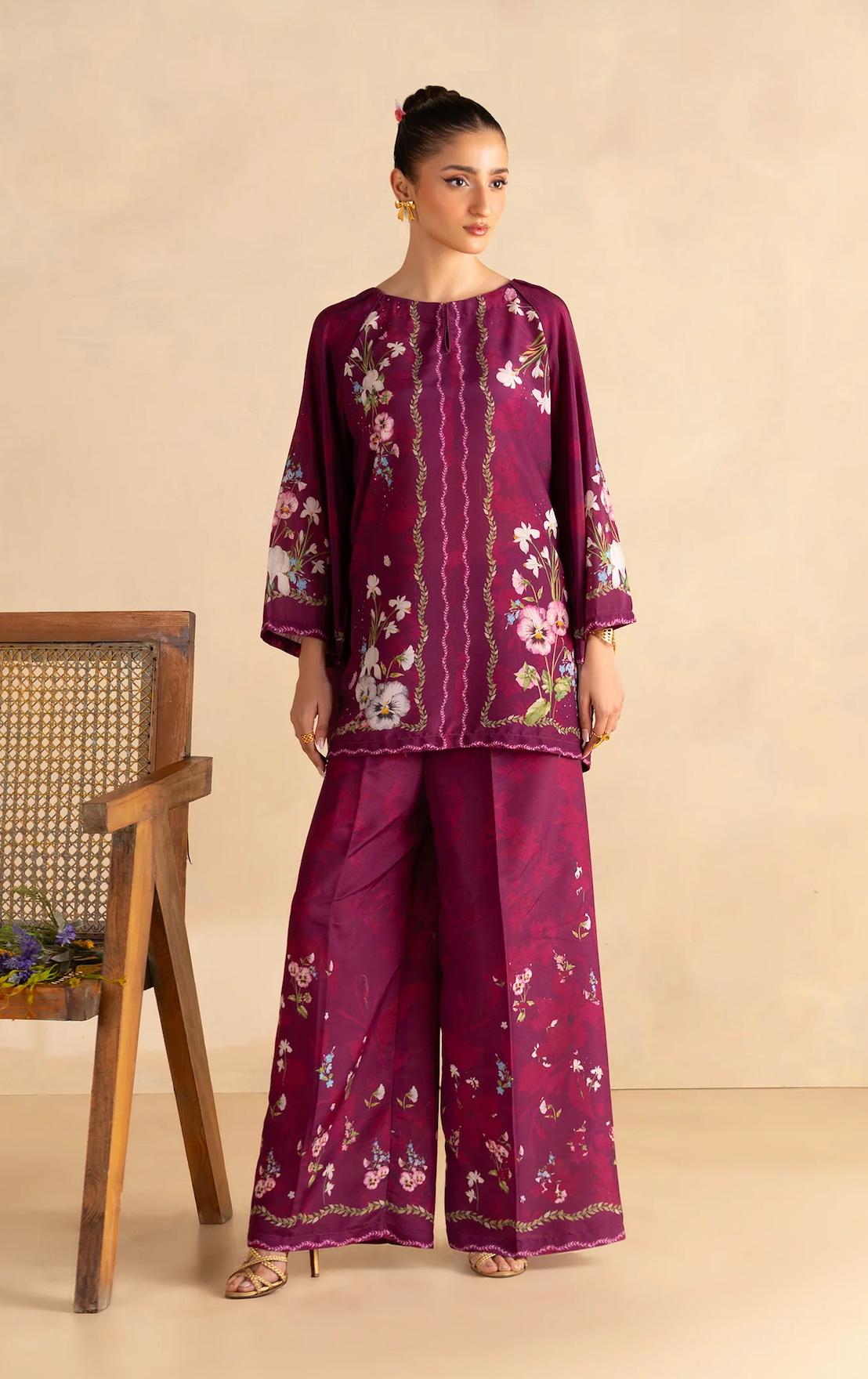 Sapphire - Summer 2PC Lawn Digital Printed Dress - zab1421