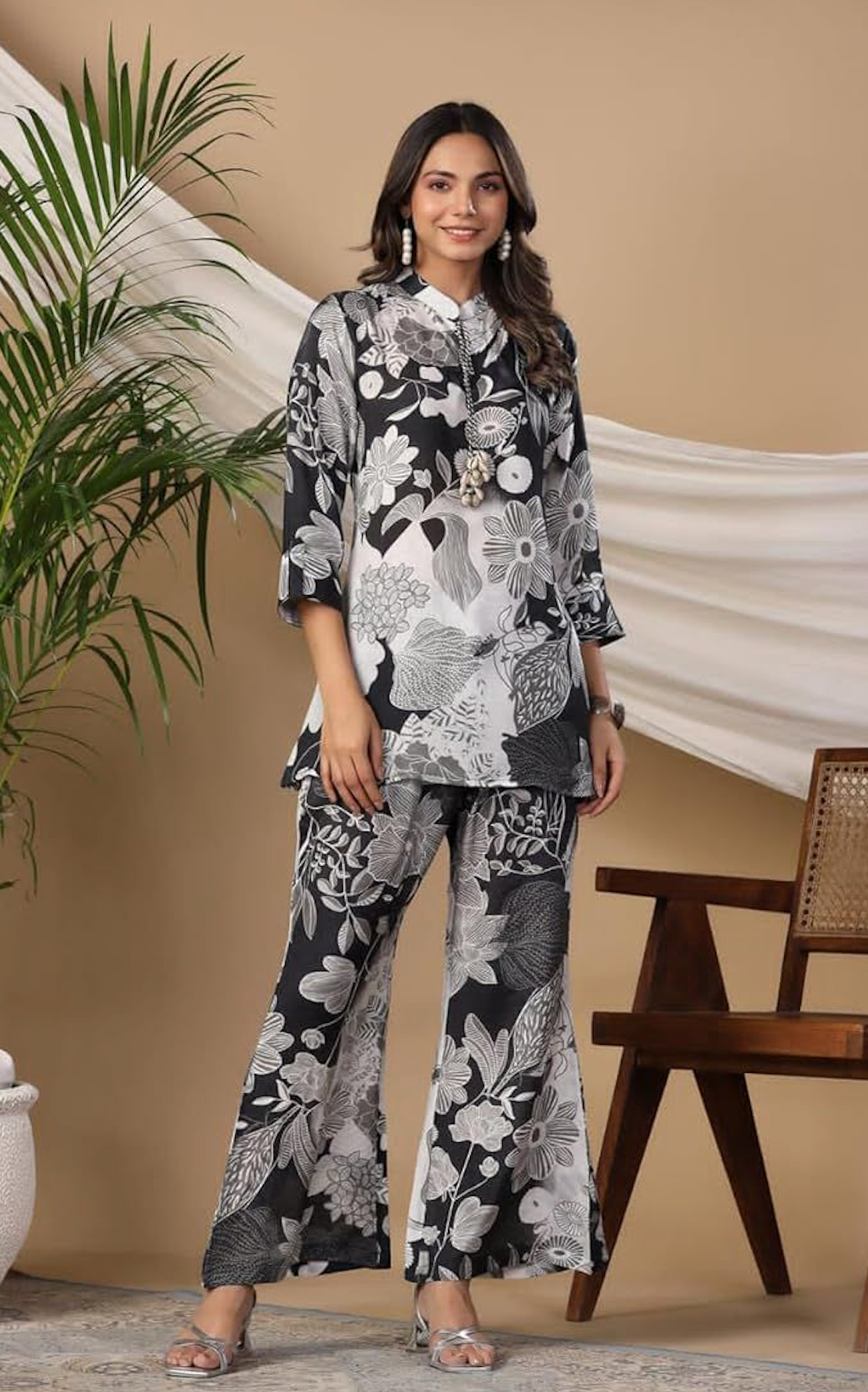 Sapphire - Summer 2PC Lawn Digital Printed Dress - zab1422
