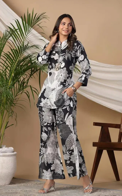 Sapphire - Summer 2PC Lawn Digital Printed Dress - zab1422