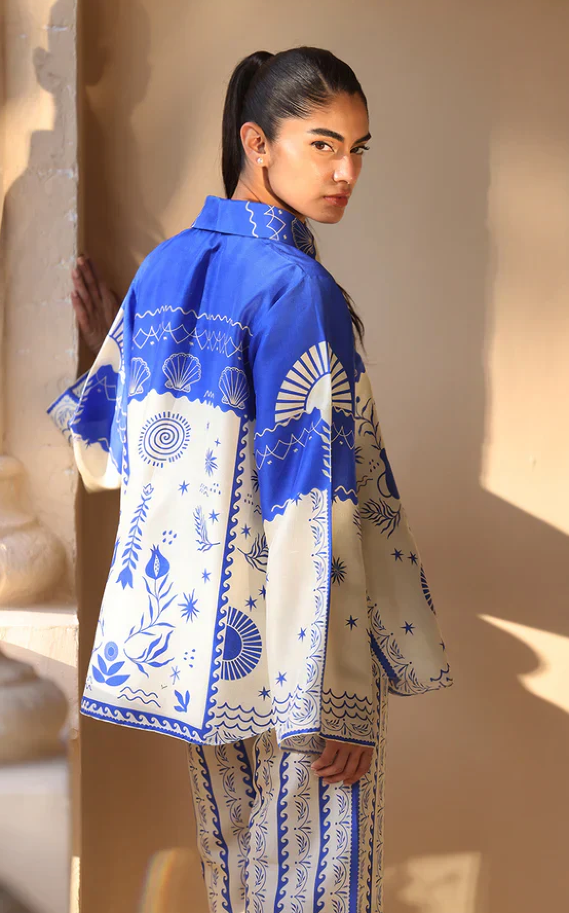 Sapphire - Summer 2PC Lawn Digital Printed Dress - zab1423