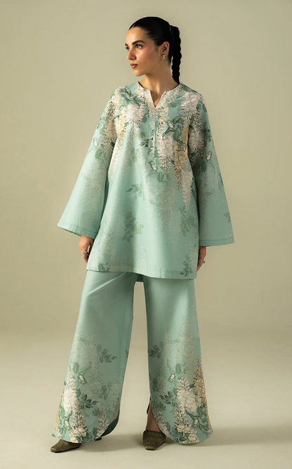 Sapphire - Summer 2PC Lawn Digital Printed Dress - zab1424