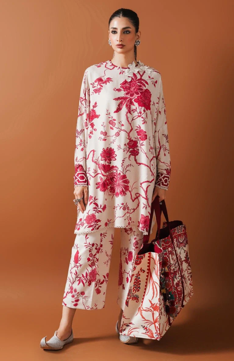 Sapphire - Summer 2PC Lawn Digital Printed Dress - zab1425