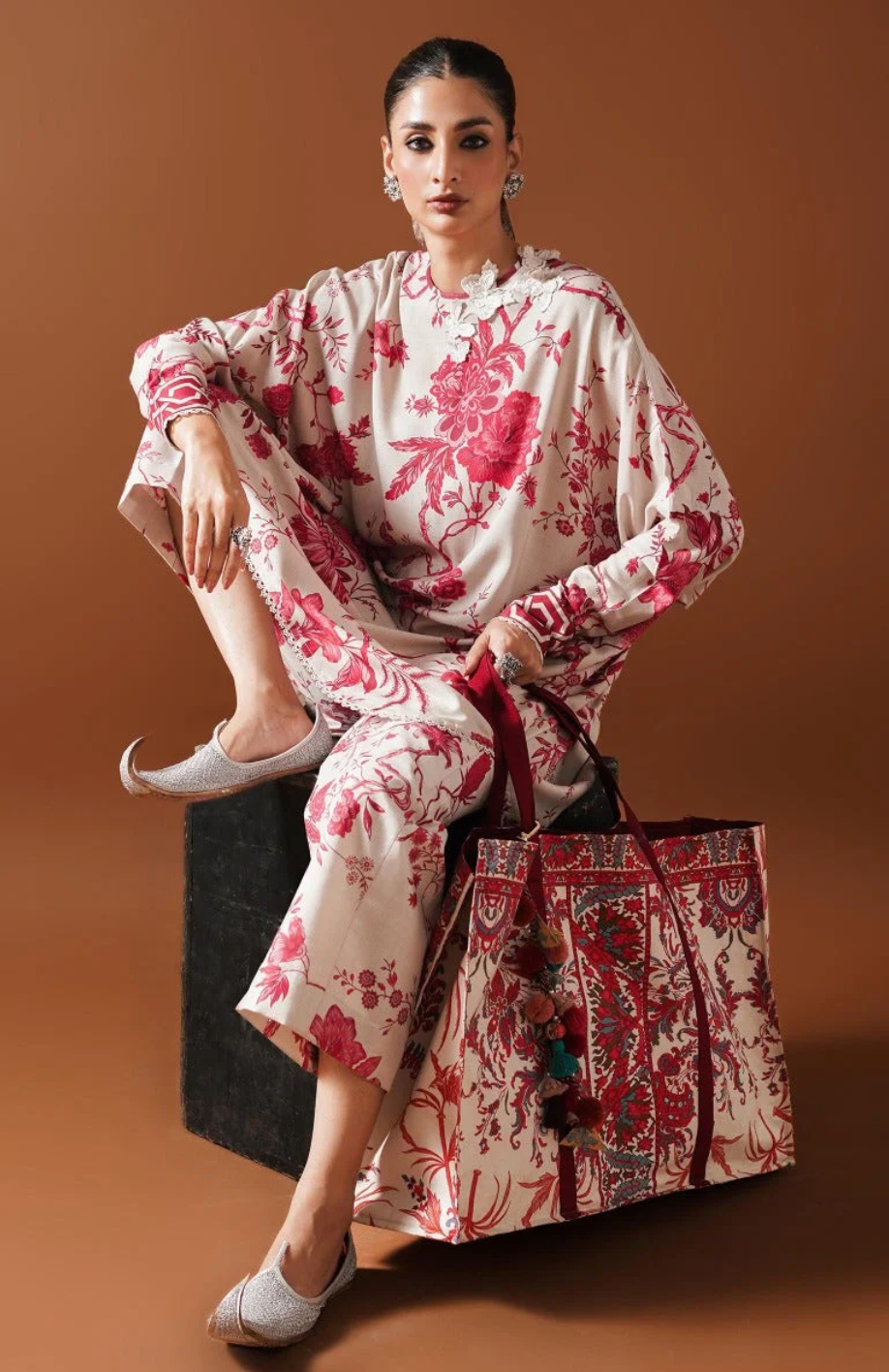 Sapphire - Summer 2PC Lawn Digital Printed Dress - zab1425