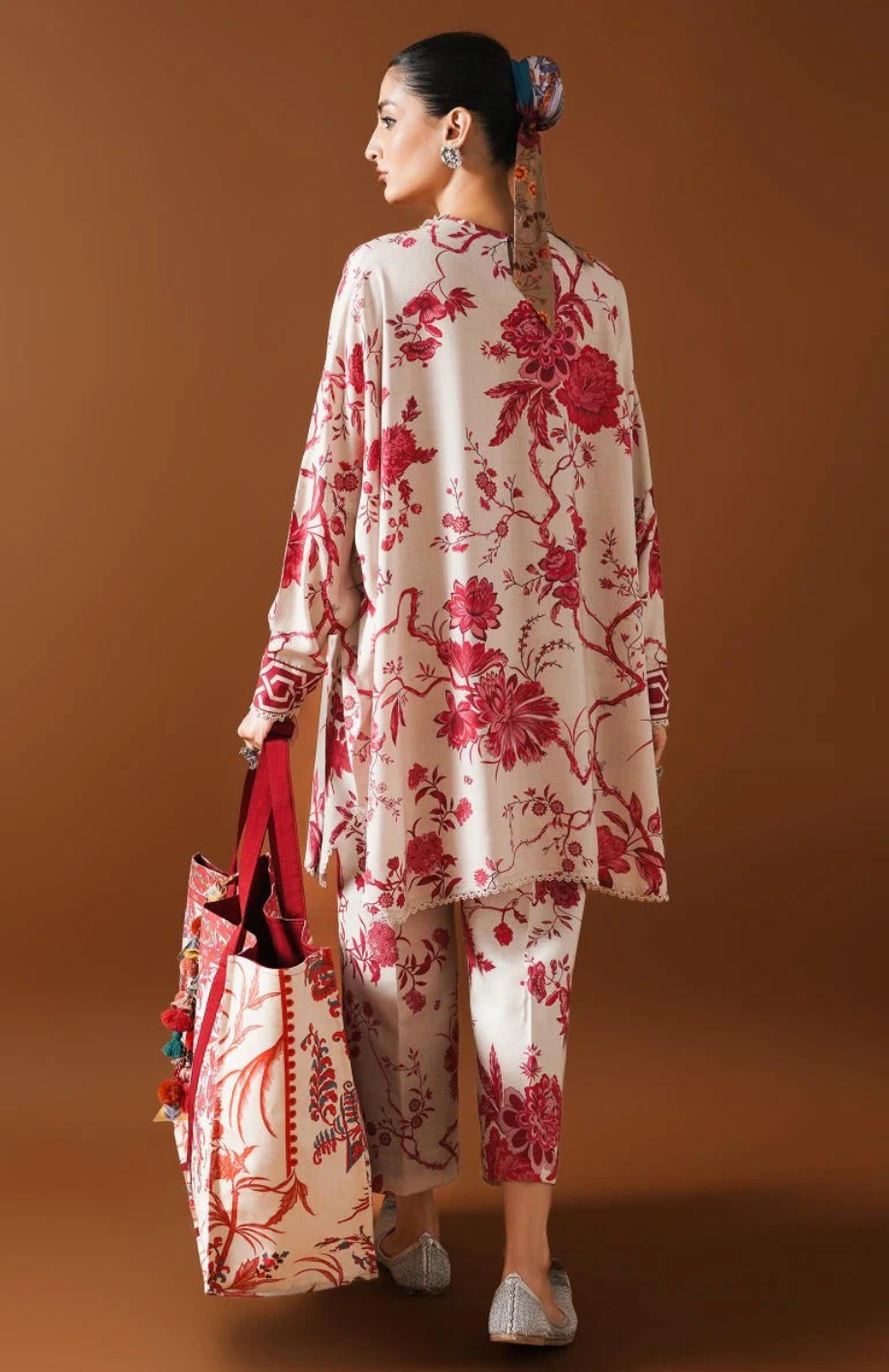 Sapphire - Summer 2PC Lawn Digital Printed Dress - zab1425