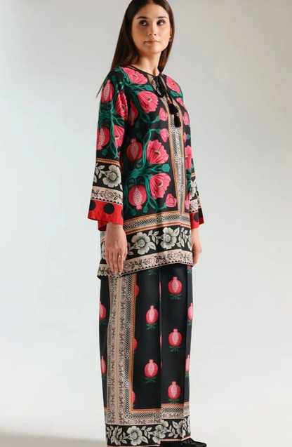 Sapphire - Summer 2PC Lawn Digital Printed Dress - zab1427