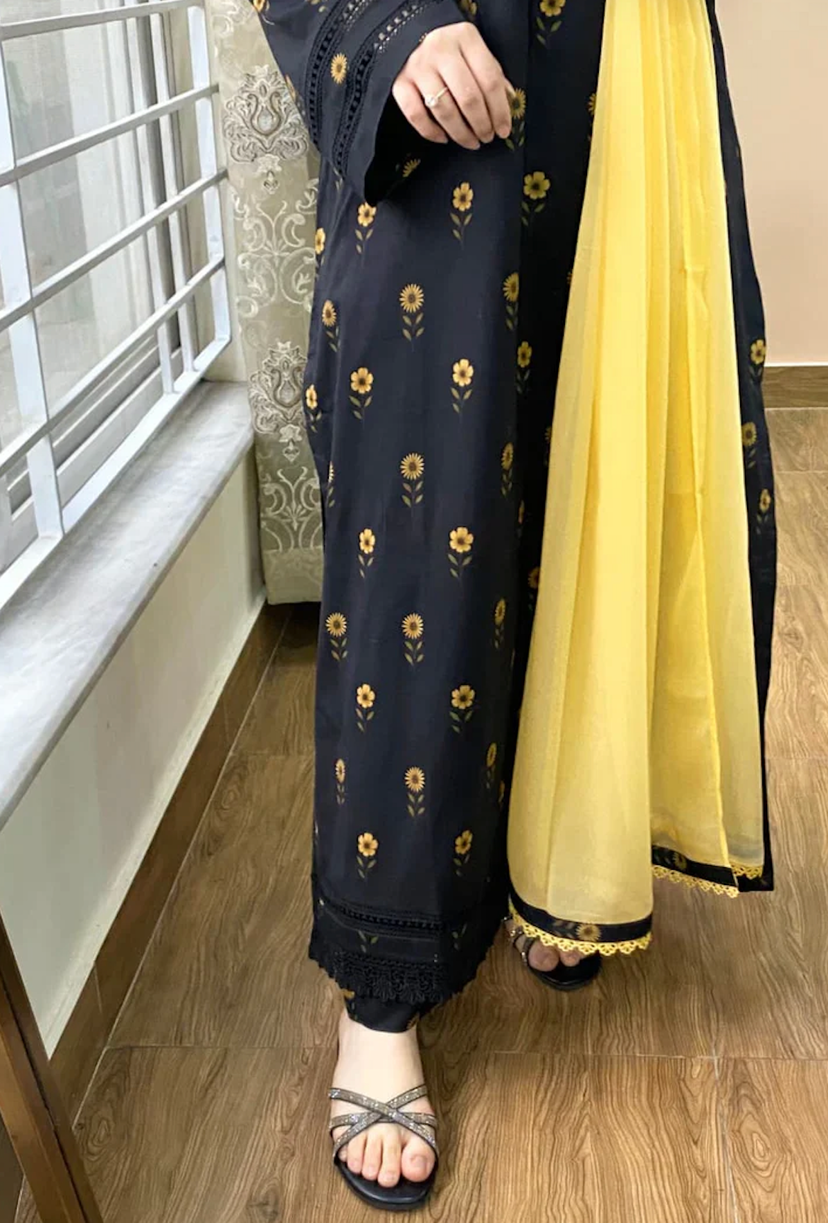Khaadi - Summer 3PC Lawn Digital Printed Dress - zab1442