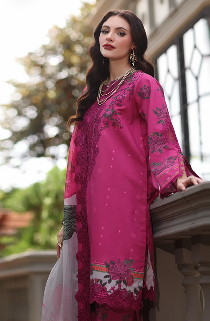 Charizma - Summer 3PC Lawn Digital Printed Dress - zab1446