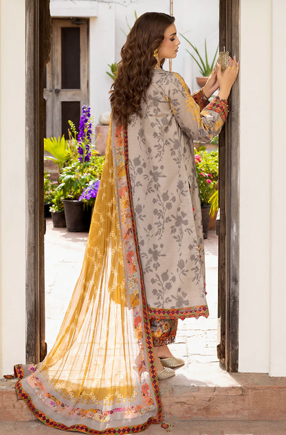 Khaadi - Summer 3PC Lawn Digital Printed Dress - zab1450