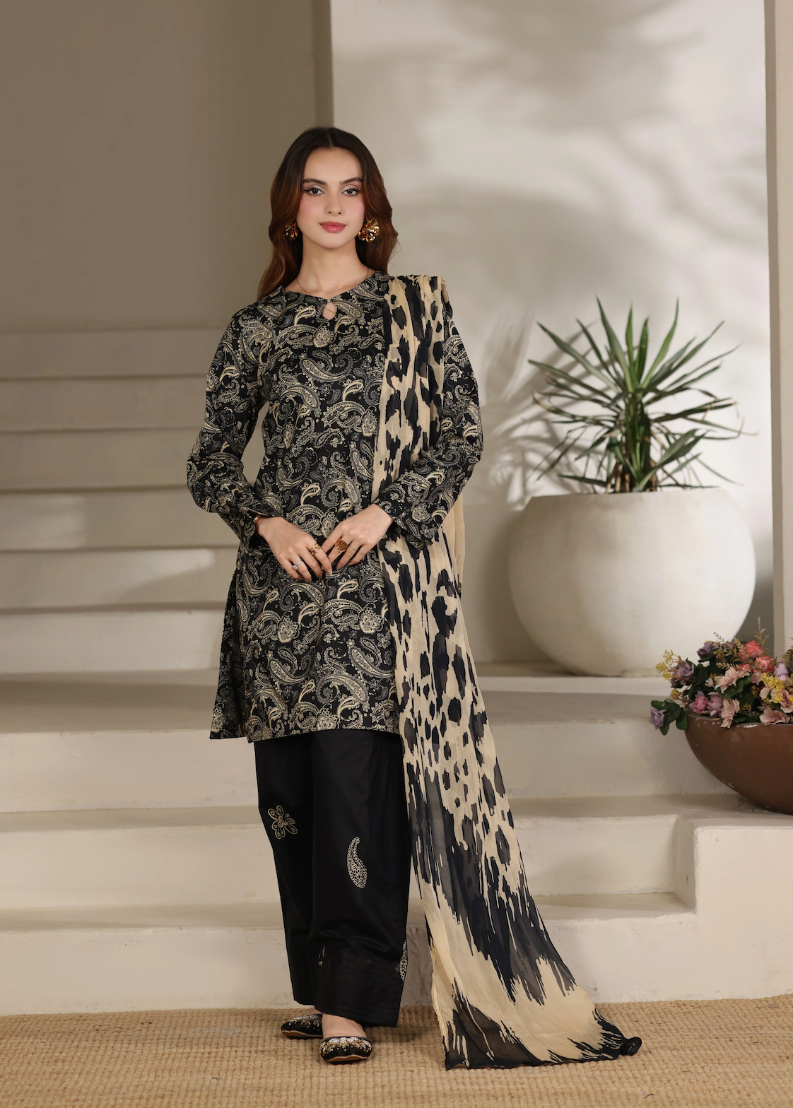 GulAhmed - Summer 3PC Lawn Digital Printed Dress - zab1413