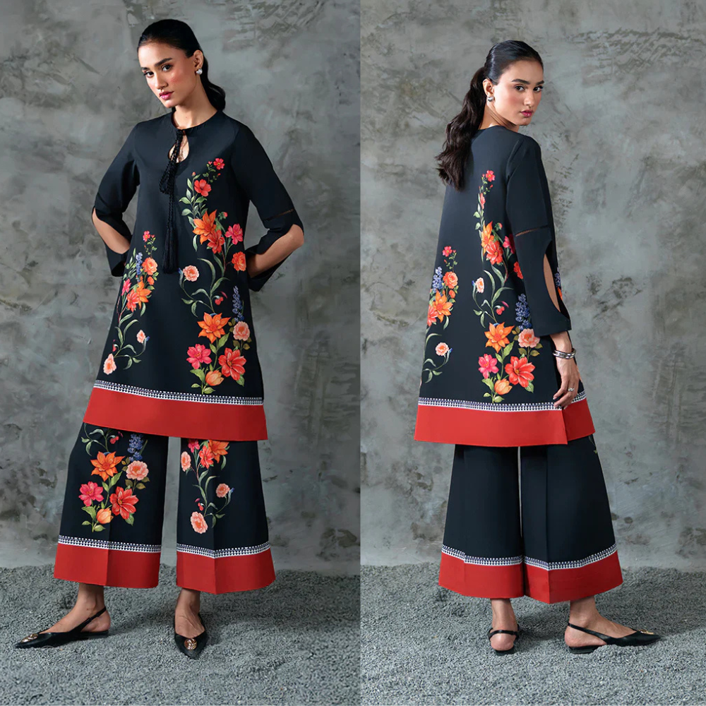 Zab - Summer 2PC Lawn Digital Printed Dress - zab1382