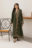 Agha Noor - Winter 3PC Dhanak Embroidered Suit - zab1235