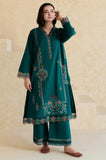 Mishkaa - Winter 2PC Dhanak Embroidered Suit - zab1159