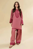Lazuli - Winter 2PC Dhanak Embroidered Suit - zab1160