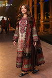 Asim Jofa - Winter 3PC Karandi Digital Print Dress - zab1169