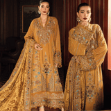 Maria B. 3PC DHANAK HEAVY EMBROIDERED SUIT- zab1116