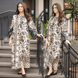 Sapphire - Winter 3PC Karandi Digital Print Dress - zab1171