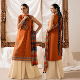 Sapphire - Dhanak 3 Piece Embroidered Dress - zab1175