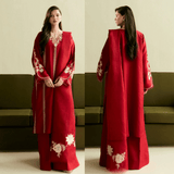 ZaraShahJahan - Dhanak 3 Piece Embroidered Dress - zab1184