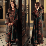 Asim Jofa, unstitched 3 piece Lawn sequence embroidered suit - zab1248