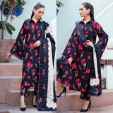 Asim Jofa - Winter 3PC Karandi Digital Print Dress - zab1271