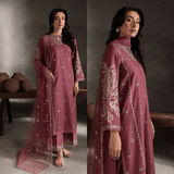 Batik - Summer 3PC Lawn Embroidered Suit - zab1282