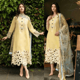 ZAB - 3-Piece Embroidered Lawn Dress - zab1287